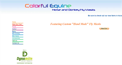 Desktop Screenshot of colorfulequine.com